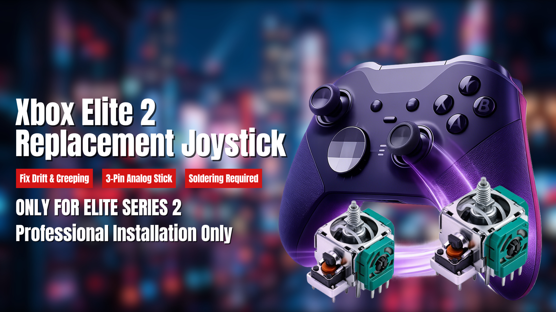 Amazon.com: Mcbazel 2 Pack Controller 3D Analog Joystick Thumb